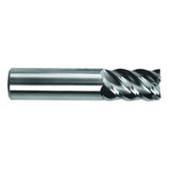 1" Dia. - 3" OAL - Uncoat CBD - 45° Helix HP End Mill - 5 FL - Exact Tool & Supply