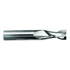 1" Dia. - 2-1/4" LOC - 5" OAL - .030 Radius 2 FL Carbide S/E HP End Mill-TiN - Exact Tool & Supply