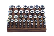 41 Pc. HSS Staggered Tooth Woodruff Keyseat Cutter Set - Exact Tool & Supply