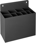 12-1/4 x 6-1/2 x 12'' - 10 Compartment Key Stock Rack - Exact Tool & Supply