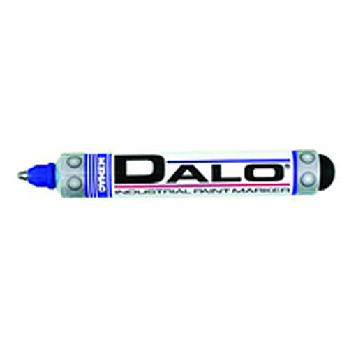Dalo Medium Marker - Stainless Steel Ball Tip - Blue - Exact Tool & Supply
