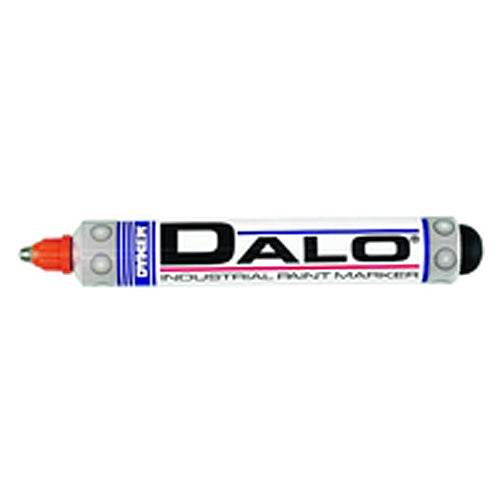 Dalo Medium Marker - Stainless Steel Ball Tip - Orange - Exact Tool & Supply