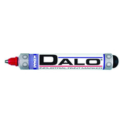 Dalo Medium Marker - Stainless Steel Ball Tip - Red - Exact Tool & Supply