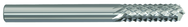 1/2 x 1 x 1/2 x 3 Solid Carbide Router - Drill Point Style - Exact Tool & Supply