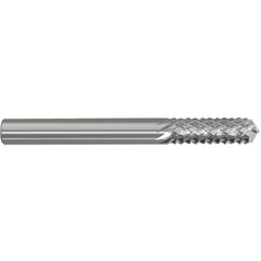 1/16 × 3/16 × 1/8 × 1-1/2 Solid Carbide Router - Drill Point Style - Exact Tool & Supply