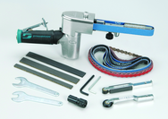 #40321 - 3/4 x 18'' Belt Size - Dynafile II Air Powered Belt Grinder - Exact Tool & Supply