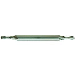 1/16 x 3/16 x 3/16 x 2-1/4 2Fl Reg DE Ball 8% Cobalt End Mill - Exact Tool & Supply