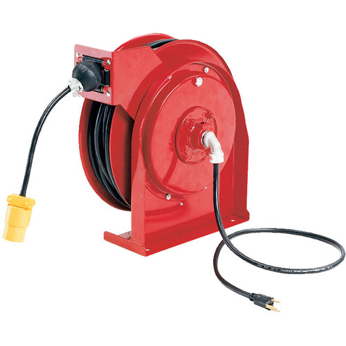 Electric Cord Reel-Single Receptacle - Exact Tool & Supply