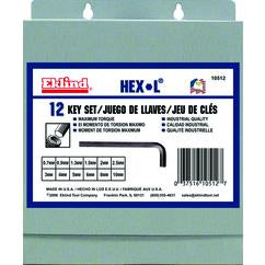12PC MM HEX-L KEY SET - Exact Tool & Supply