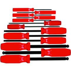 13PC BALL HEX SCREWDRIVER SET IN - Exact Tool & Supply
