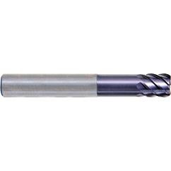 8MMX60MM R0.5 6FL H-45 STUB CUT EM - Exact Tool & Supply