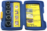 5 Pc. Bolt Extractor Set (Comes in a Plastic Case) - Exact Tool & Supply