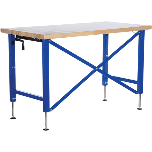 Manual Adjust Ergo Work Bench 60 × 30″ - Exact Tool & Supply