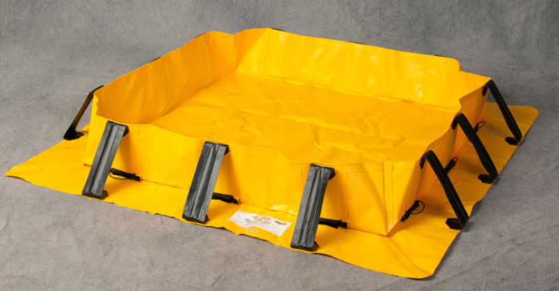10'X 10'X 8" TALON SPILL BERM-YLW - Exact Tool & Supply