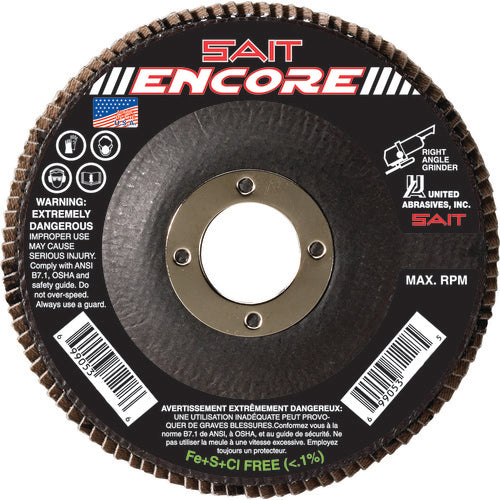 4-1/2X7/8 60 T27 FLAP WHL - Exact Tool & Supply