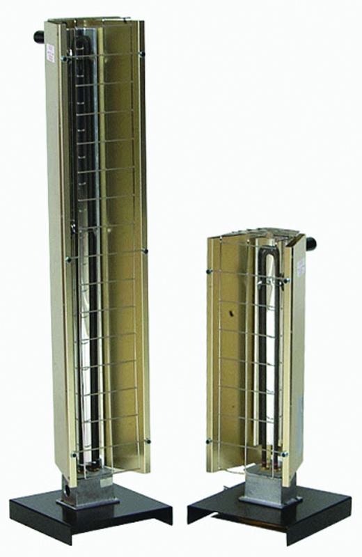 2 kW 240V FHK Series Portable Metal Sheath Electric Infrared Heater - Exact Tool & Supply