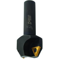 C60-100-TP3-075 - 1" SH - 60° Chamfer Milll Cutter - Exact Tool & Supply