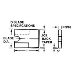 #DX15 - 1-1/2 For use with 1/4'' Thick Blades - Multi-Tool Auxiliary Pilot - Exact Tool & Supply