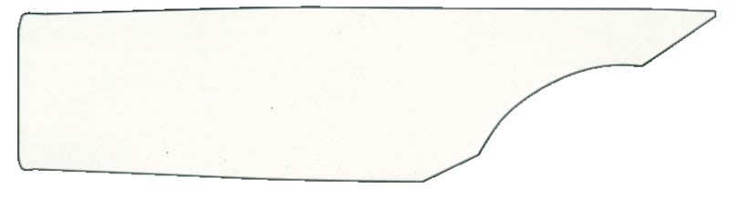 Cutting Blade - HSS - For Ceramic Concave Blade - Exact Tool & Supply
