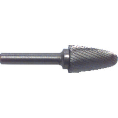 1/2 × 1-1/8 × 1/4″ SH Tree Radius End Shape - HSS - Burr - Exact Tool & Supply
