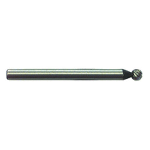 1/8 × 1/8″ SH Ball End Shape - HSS - Burr - Exact Tool & Supply