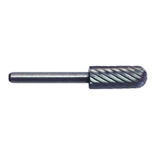 1/4 × 5/8 × 1/8″ SH Cyl Radius Shape - HSS - Burr - Exact Tool & Supply