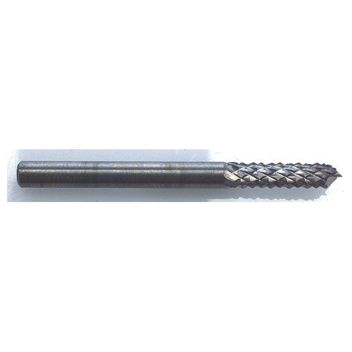 3/16″ Diameter–3/16″ Shank; 2″ Overall Length; Fishtail Point - Carbide Router Bit - Exact Tool & Supply