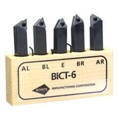 Style AR;AL.BR;BL;E 1/2x1/2" SH - Indexable Tool Bit Set - Exact Tool & Supply