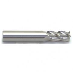 1/2" Dia. - 3" OAL - Uncoated Carbide - HP End Mill - 2 FL - Exact Tool & Supply