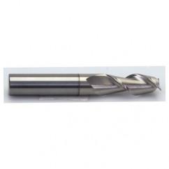 16mm Dia. - 92mm OAL - -Uncoat CBD - 45° Helix HP End Mill - 5 FL - Exact Tool & Supply