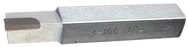 AL12 Brazed Tool Bit - 3/4 x 3/4 x 4-1/2'' OAL - Exact Tool & Supply
