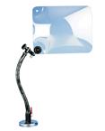 Safety Shield- 10 x 12" - Flat Shield - Magnetic Base - Exact Tool & Supply