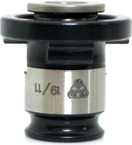 Rigid/Positive Tap Adaptor -- #29513; 1/2" NPT Tap Size; #2 Adaptor Size - Exact Tool & Supply