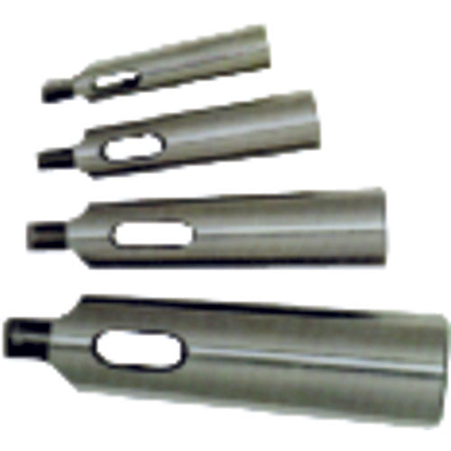 Std Taper Drill Sleeve - 1MT Internal Taper - 5MT Outside Taper - Exact Tool & Supply