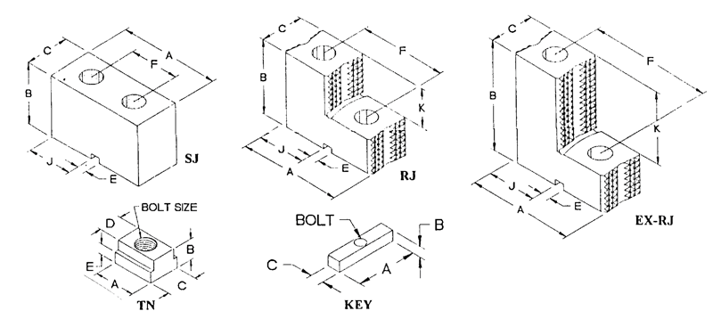 Bullard Jaw - #HR-BUL-KEY - Exact Tool & Supply