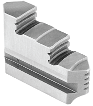 Solid Rev Jaw - #7-890-1120 For 12" Chucks - Exact Tool & Supply