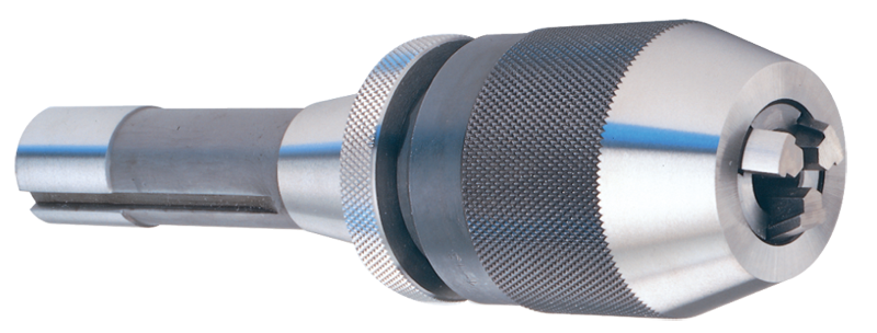1/32 - 1/2'' Capacity - 4MT SH - Keyless Drill Chuck with Integral Shank - Exact Tool & Supply
