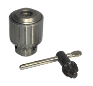 0 - 3/8" Capacity - 3/8-24 Mount - HD Plain Bearing Drill Chuck - Exact Tool & Supply