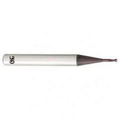 1/16 x 1/4 x 3/32 x 2-1/2 2Fl Carbide Square OSG HY-PRO® CARB End Mill-TiALN - Exact Tool & Supply