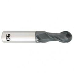 10mm x 10mm x 25mm x 70mm 2Fl Carbide Ball OSG HY-PRO® CARB End Mill-TiALN - Exact Tool & Supply