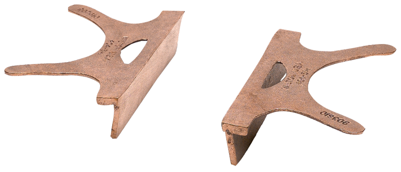 404-6, Copper Jaw Caps, 6" Jaw Width - Exact Tool & Supply
