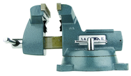 745, 740 Series Mechanics Vise - Swivel Base, 5" Jaw Width, 5-1/4" Jaw Opening, 3-3/4" Throat Depth - Exact Tool & Supply