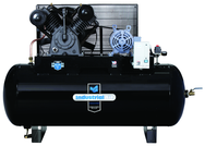 120 Gal. Two Stage Air Compressor, Horizontal, 175 PSI - Exact Tool & Supply