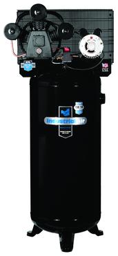 60 Gal. Single Stage Air Compressor, Vertical, Hi-Flo, Cast Iron, 155 PSI - Exact Tool & Supply