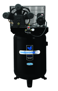 60 Gal. Single Stage Air Compressor, Vertical, Super Hi-Flo, 155 PSI - Exact Tool & Supply