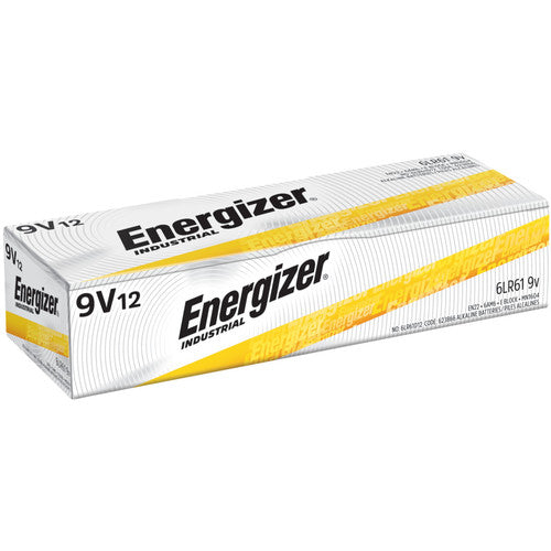 Industrial Batteries - 9V 12 Pack - Exact Tool & Supply