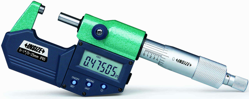 #3101-25E 0-1"/0-25mm Electronic Micrometer - Exact Tool & Supply