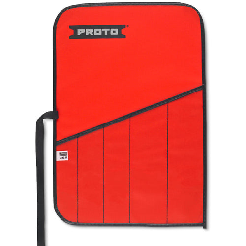 Proto Red Canvas 5-Pocket Tool Roll - Exact Tool & Supply