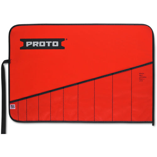 Proto Red Canvas 10-Pocket Tool Roll - Exact Tool & Supply
