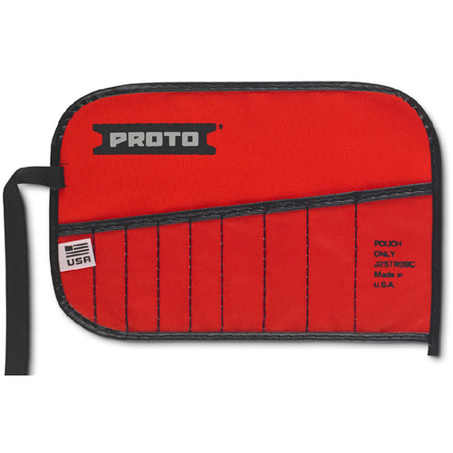 Proto Red Canvas 9-Pocket Tool Roll - Exact Tool & Supply